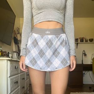 Alo Match Point Tennis Skirt